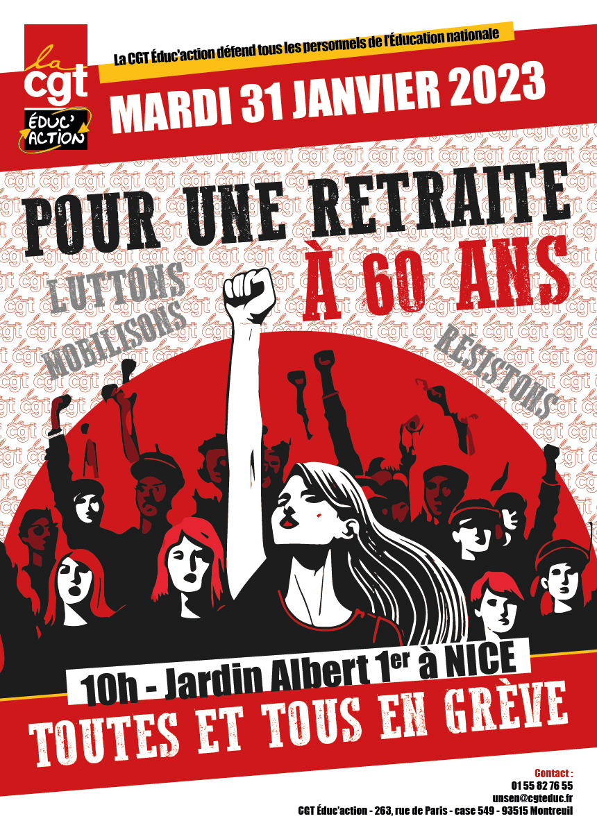 Pour la CGT, la retraite c'est à 60 ans