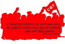 Pancartes pour la grève interprofessionnelle du 5 novembre